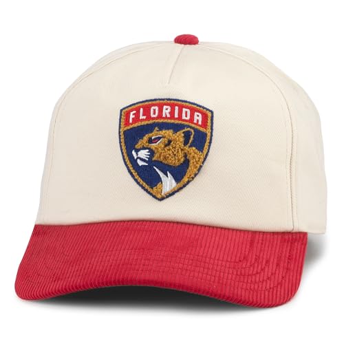 Image of AMERICAN NEEDLE National Hockey League Officially Licensed NHL Burnett Adjustable Snapback Baseball Hat