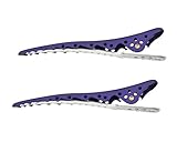 YS Park 4 / 2 Packs PURPLE Hair Sectioning Shark Clips, 8 Clips Total. 100% Geniune + FREE Double...