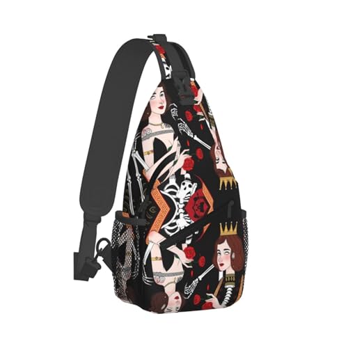 Mochila tipo sling para viaje y camping unisex