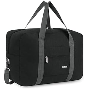 for Airlines Cabin Bag 45x36x20 Underseat Foldable Travel Duffel Bag Holdall Tote Carry on Luggage Overnight for Women…