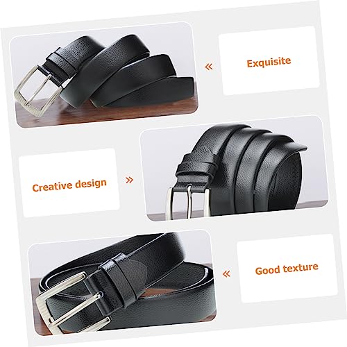 Beaupretty Men Adjustable Waist Belt Versatile Belt for Jeans and Casual Wear for Gentlemen Buckle Style4
