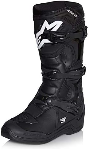 Alpinestars Adult Tech 3 Motocross Boot, Black, 16