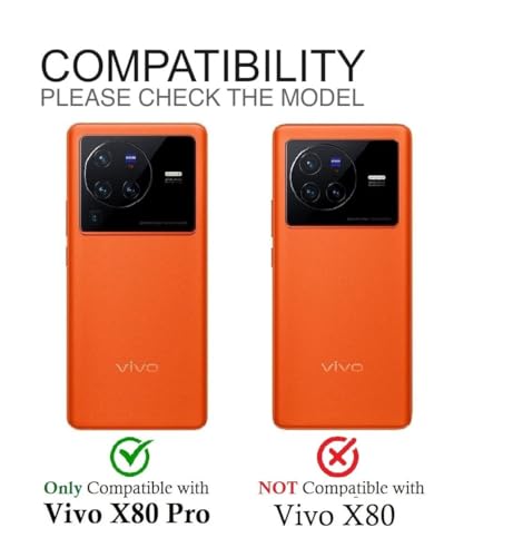 Image of MOBILOVE Back Cover Case for Vivo X80 Pro 5G | Stylish Frameless Design with Camera Protection | Hybrid Matte Hard Case | Soft TPU Shock Proof Bumper Back Cover for Vivo X80 Pro 5G (Black)