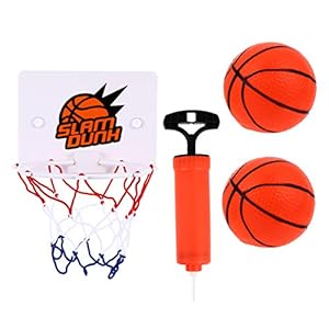 PRETYZOOM basketbal hoepel op deur speelgoed basketbal producten weinig voor kinderen muur indoor opknoping kind…