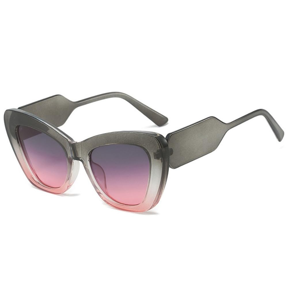Gafas de sol estilo ojo de gato de moda para mujer y hombre, estilo vintage, para fotografía callejera, v