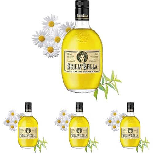 Bruja Bella Orujo Hierbas 70 Cl (Paquete de 4)