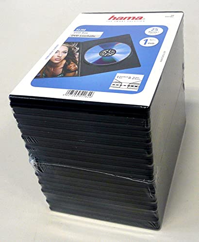 Hama DVD-hoes Slim (ook geschikt voor cd's en Blu-rays, extra smal, met folie voor het insteken van de cover) 25-pack… - Afbeelding 4