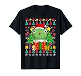Photo Gallery rana animale anfibio regalo natale ugly christmas maglietta Photo Gallery rana animale anfibio regalo natale ugly christmas maglietta