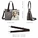 Imagen de HUA ANGEL Bolso de Mano para Mujer Bolso Bandolera de Lona Grande Hobo con Múltiples Bolsillos con Asa Superior Bolsa Mamá De Trabajo Deporte Viaje Shopping Universidad