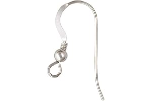 -10 Pieces (5 Pairs) Solid Sterling Silver .925 Flat French Hook Ear...