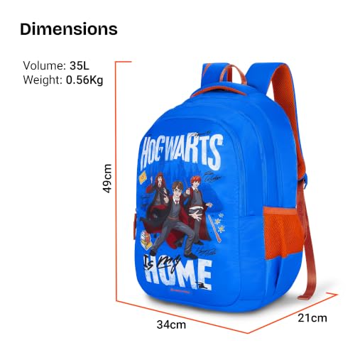 Image of Nasher Miles x Harry Potter Backpack | Polyester Laptop Backpack 35L | Ideal for School, College, Office & Travel | Men, Women, Boys, Girls
