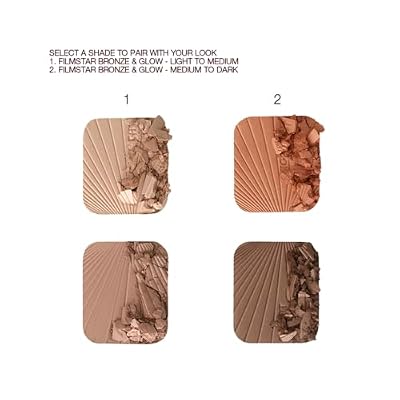 Charlotte Tilbury Filmstar Bronze & Glow Sculpting Contour & Highlighter Duo - Blendable Bronzer & Glow Highlight Palette for a Sun-Kissed Summer Glow