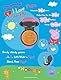 Peppa Wutz Waffeleisen, Mini-Waffeleisen im einzigartigen Peppa Wutz Design, für Kindergeburtstage, Ostern & Weihnachten, inkl. Backampel, Waffelgröße: Ø 10cm, offizielles Lizenzprodukt, Farbe: Rosa