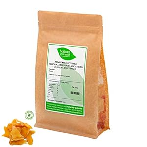 Natura d’Oriente Natürlicher Dehydrierter Ingwer Ohne Zucker Und Fruktose, 1000 g