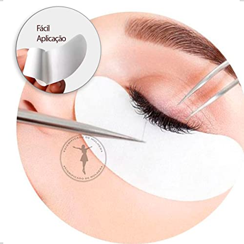 50 Pares Protetor Pálpebra Gel Alongamento Cílios Patch Pad