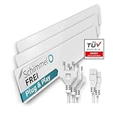 ELIAS Schimmel Dry - Schimmelentferner Wand & Bad -ohne Chemie für immer Schimmelfrei - Die Alternative zum Schimmelspray und zur Schimmelfarbe innen Weiß