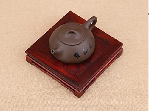 Amazon.co.jp: 木彫台座 仏像台 花台 純木四角飾台 香炉台 花瓶台