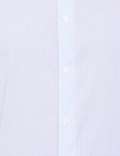 Image of Marks & Spencer Mens Solid Polyester Blend Collared Neck Regular Fit Easy Iron Shirt (Pack of 2)