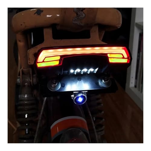 Feu stop arrière moto éclairage d'immatriculation double clignotant - 4
