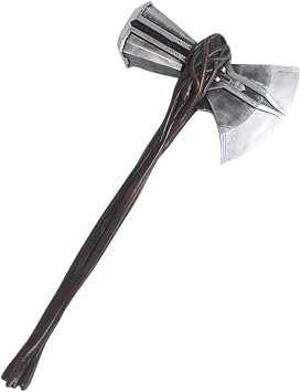 damdos Halloween Prop Cosplay Hammer PU Foam Axe,30" Cosplay Axe Hammer Collector Cool Xmas Birthdays Gifts The Axe