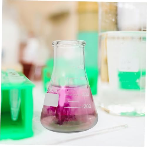 Matraz de vidrio para química en laboratorios caseros y talleres 4