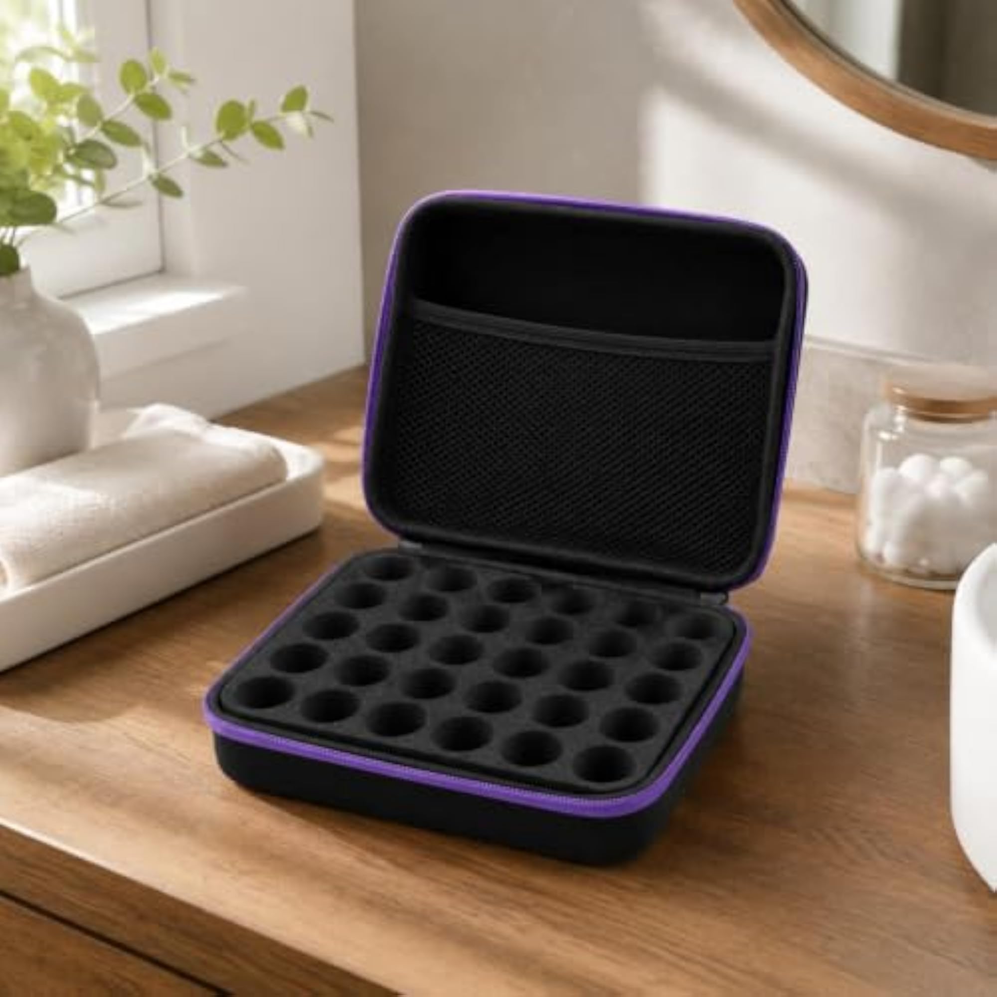 30 Bottle Oil Bag, Large Capacity Organizer