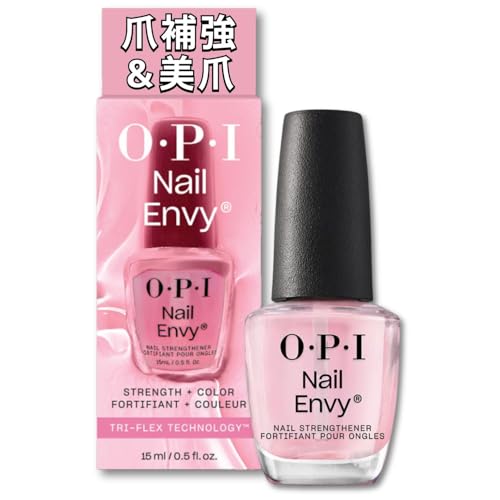 OPI(オーピーアイ) 爪強化剤 美爪 クリアピンク 15mL (ネイルエンビーαクリア NT223) 育爪 ネイルケア 補強 保護 ハードナー 美爪ケア 自爪ケア 自然なツヤ ツヤ出し