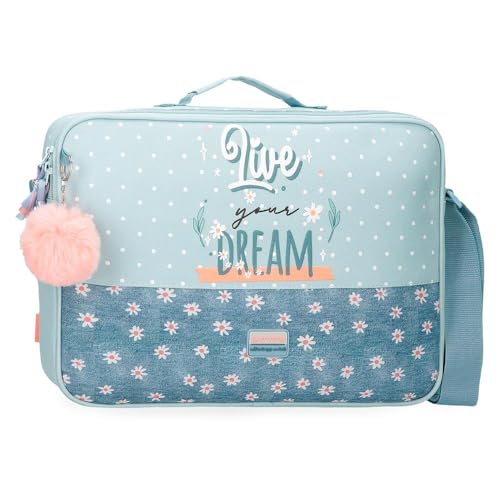 Movom Live Your Dreams Cartera Escolar Verde 38x28x6 cms Poliéster by Joumma Bags