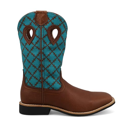 Image of Twisted X Kid's 9 inch Top Hand Square Toe Cowboy Boots