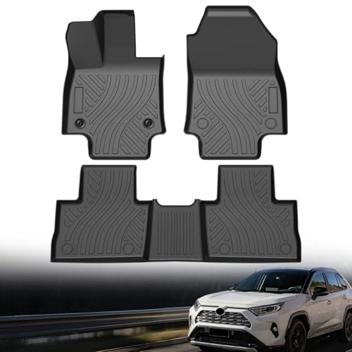 Carbon Fiber Floor Mats for Toyota RAV4 (2019-2024)