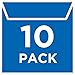 Avery Clear Self-Adhesive CD/DVD Storage Pages, Top Load with Flap, Pack of 10 (73721)