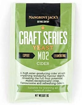 5X Mangrove Jack's Yeast Cider M02 Craft Series Yeast 9g Treats 23L by Mangrove Jack