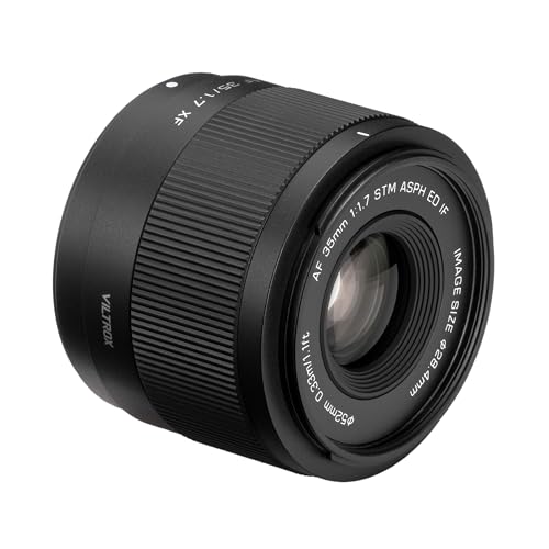 Image of VILTROX 35mm f1.7 Fuji, AF 35mm F1.7 X-Mount for Fujifilm X Mount, Auto Focus X Mount Lens for Fujifilm X-T1 X-T10 X-T2 X-T20 X-T3 X-T4 X-T100 X-T200 X-T30 X-PRO02 XS10 XS20