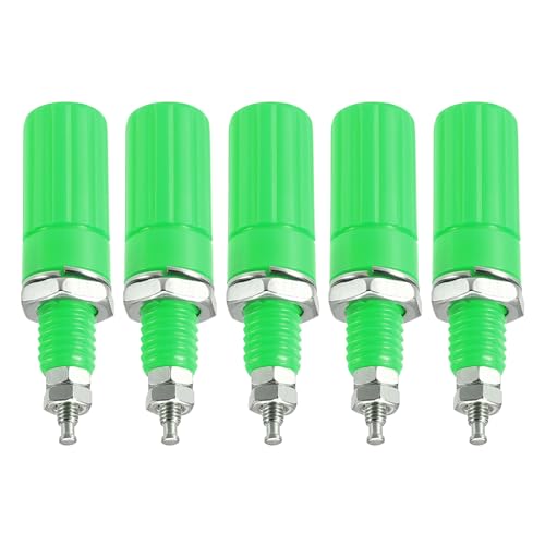 5 Piezas Terminal Binding Post Verde 3mm Banana Plug miniatura 1