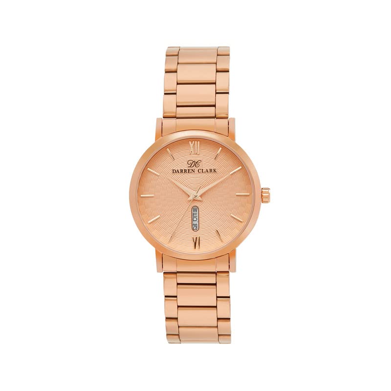 Darren Clark Analog Rose Gold Dial Metal Straps Japness Quartz Classic Watch for Men 1002C-M0307 (B0C33SLNXN) Amazon Price History, Amazon Price Tracker