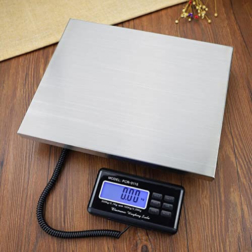 Báscula digital industrial para cocina y envíos 660 lb plateada miniatura 2