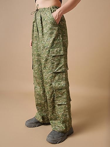 Image of Bewakoof Women's Loose Low Rise Cargo Pant