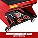 ETDOOM Mechanic Stool, Shop Chair with Wheels, Heavy Duty Rolling Mechanics Seat, Garage Stool with Storage Tray for Automotive Repair