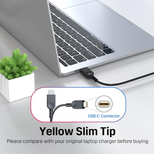 Image of New Slim 140W 20V 7A USB-C Type-C Laptop Charger Replacement for Lenovo Slim Pro 7 9, Yoga Pro 9 7, Yoga 9i, Yoga Slim 7 5, Legion 9, Legion Pro 5 5i 7 7i, ThinkPad Z16, Power Adapter Supply Cord
