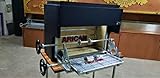 Arican Kitchen Horizontal Shawarma Doner Machine, Charcoal Doner Gyros Horizontal Broiler Grill Rotisserie