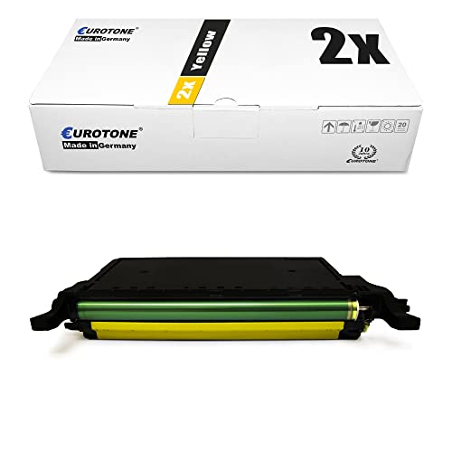 Cartouche toner Dell 2145 CN jaune Eurotone conforme norme ISO 19798 haute fidélité