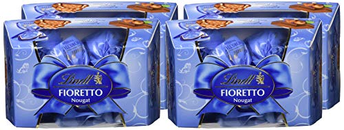 Lindt Fioretto Nougat, Knusper Nougat-Pralinen in Schokoladen-Geschenkbox, 4er-Pack (4 x 138 g) – Bild 7