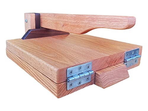 8 Inch Red Oak Tortilla Press Handmade Hardwood Tortilla Maker by Central Coast Woodworks product thumbnail 7
