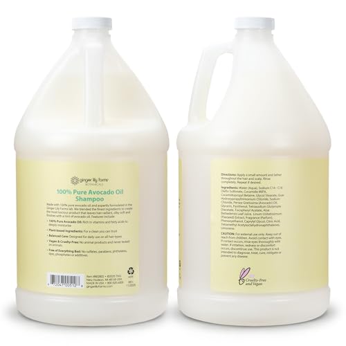 Image of Ginger Lily Farms 100% Pure Avocado Oil Shampoo, 128oz