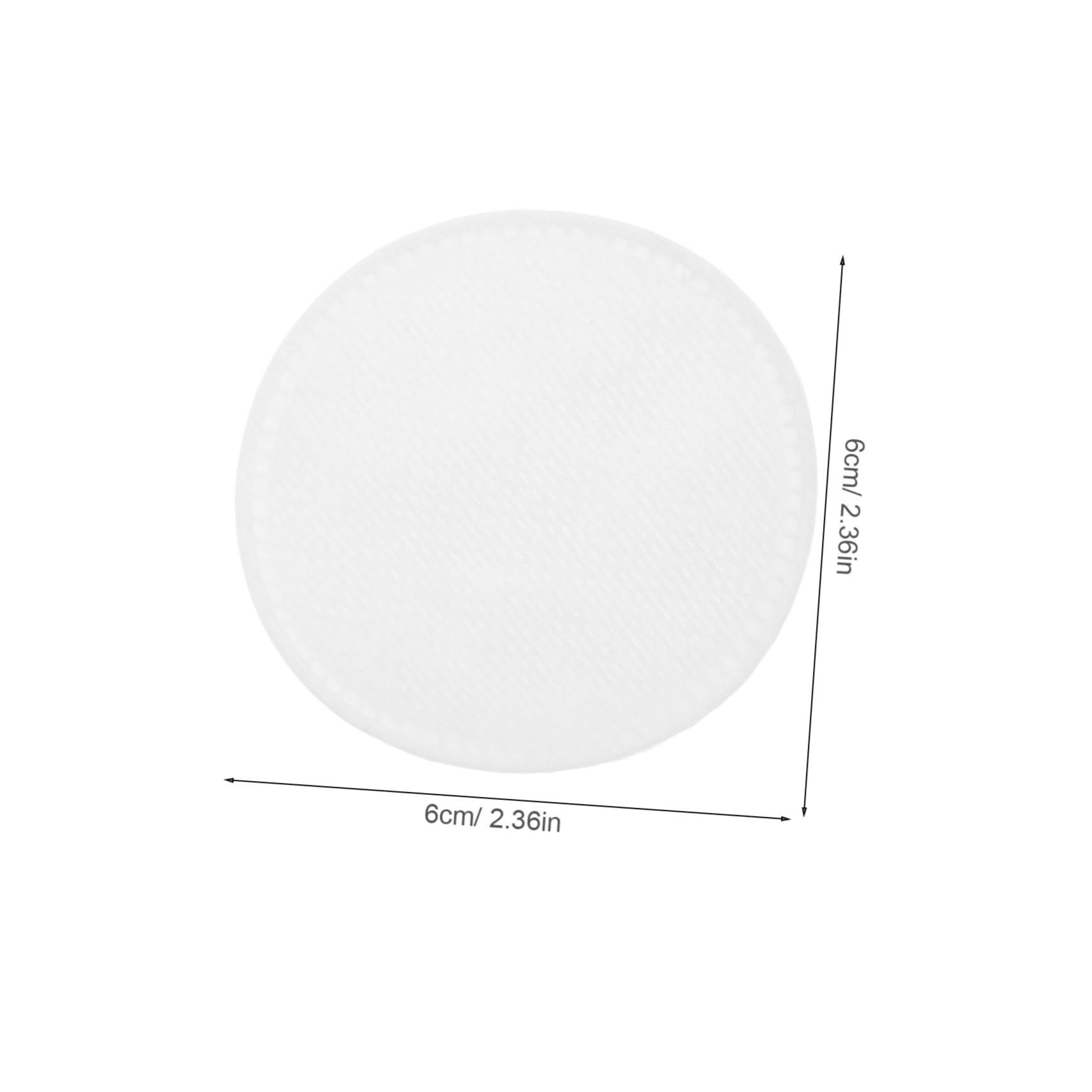 Didiseaon 100pcs Pure Cotton Facial Pads Makeup Remover Toner Pads Double-sided Soft Gentle Natural Cotton Rounds for Skin Care