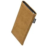 fitBAG Classic Sand custom tailored sleeve for LG G3 | Made in Germany | Genuine Alcantara pouch case cover with MicroFibre lining for display cleaning