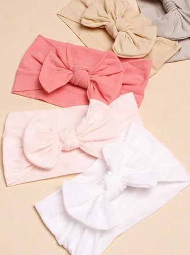 Laços de Bebê Turbante Faixinha de Bebê Lacinhos Kit c/5