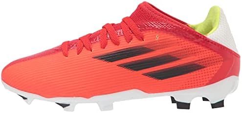 adidas X Speedflow.3 Firm Ground Soccer Shoe, Red/Black/Solar Red, 3 US Unisex Little Kid | Image 7