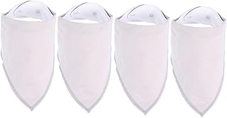 Totority Toalhas De Saliva 4 Pçs Lenço Pequeno Toalhas De Algodão Toalha De Enfermagem Toalhas De Saliva Babadores Cachecol Triangular Orgânico Bebê Toalhas De Algodão