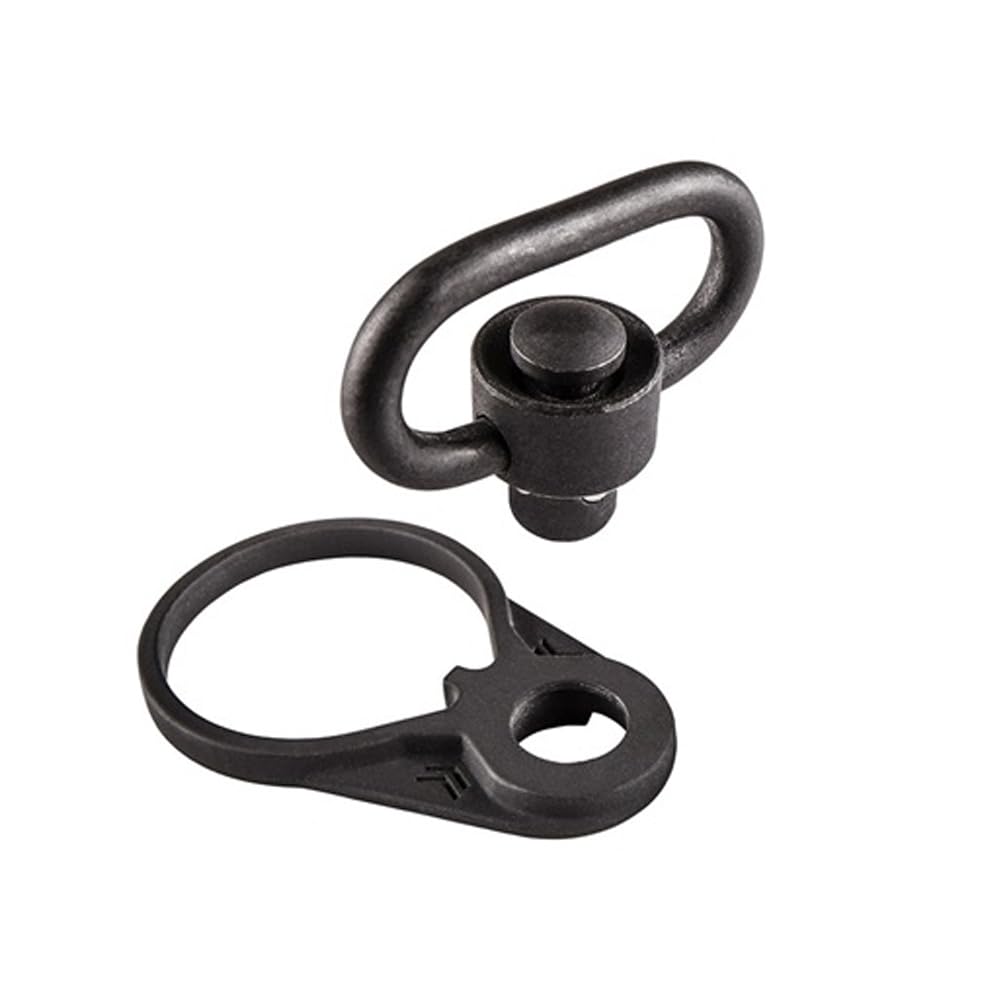 Gotical Rear Receiver QD Attachment Point w/QD Swivel | Steel Construction | Weighs only .8 ozs! | kit Also Includes a Push Button Quick Disconnect Adapter